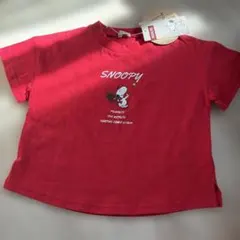 新品未使用 スヌーピー PEANUTS SNOOPY テニス Tシャツ 90cmのサムネイル