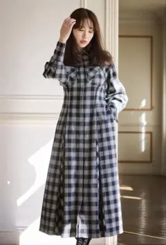 2025年最新】herliptoチェックワンピースの人気アイテム - メルカリ