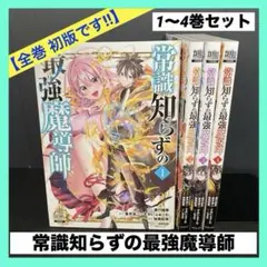 【全巻初版】常識知らずの最強魔導師 1〜4巻セット