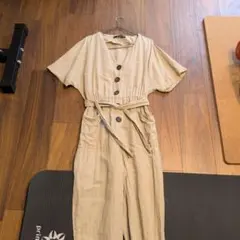 자라 베이직 올인원 베이지 엘라스틱 웨이스트