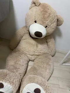 大きめ ベージュ クマのぬいぐるみ