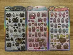 うるちゅるポップシール　モンチッチ　3種セット