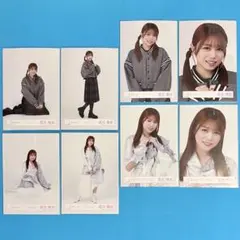 武元唯衣 櫻坂46 スタジャンコーデ シルバー 生写真 8種コンプ ③