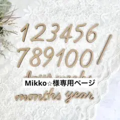 Mikko⭐︎様専用ページ