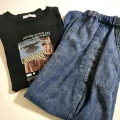 PAGEBOY Tシャツ LOGOS DAYS デニムスカートコーデ売りセットのサムネイル