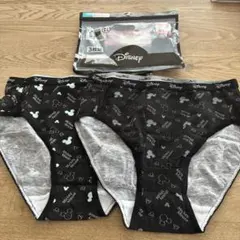 しまむら、Disney ミッキーマウス柄 ショーツ 2枚セット、Lサイズ
