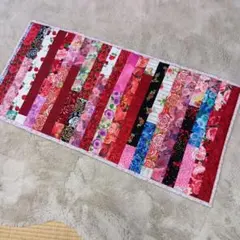 マルチマット　パッチワーク　ミシンキルト　ハンドメイド 4