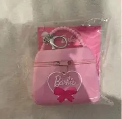 Barbie ハート型ポーチ ピンク　キーホルダー　リボンのサムネイル