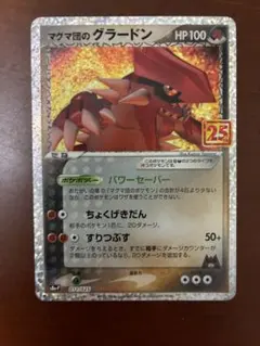 マグマ団のグラードン プロモカードパック 25th ANNIVERSARY e…