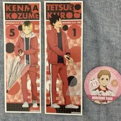 【ハイキュー】音駒高校セット 孤爪研磨 黒尾鉄朗 夜久衛輔 ステッカー