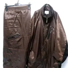 オールドコンバースブラウン色ナイロンジャケットパンツ《セットアップ》ビッグ3Ｌ