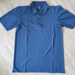 未使UNIQLO ダークブルー ポロシャツ S