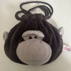 NICI ゴリラ 巾着 ポーチのサムネイル