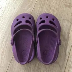 Crocsベビーサンダル パープル♡C6 12〜13㎝