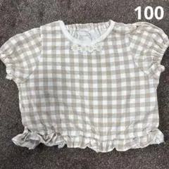 tete a tete 100 ギンガムチェック 半袖