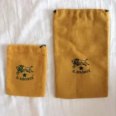 イルビゾンテ ミニ巾着 小物ポーチ 2枚のサムネイル