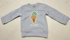 西松屋　裏起毛トレーナー　80cm