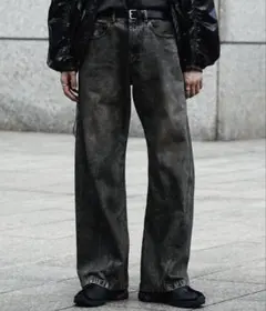 WYM LIDNM VINTAGE WASHED CURVED DENIM