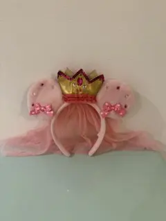 王冠付きミニー耳カチューシャ