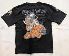 Peaked Yellow 和風デザイン Tシャツ 38