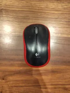 Logicool M185 ワイヤレスマウス 黒/赤