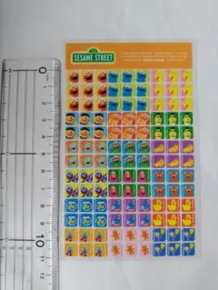 シール　セサミストリート