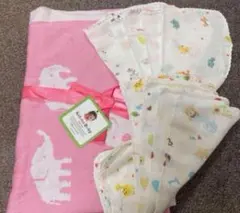 掛け布団、　ガーゼハンカチ10枚