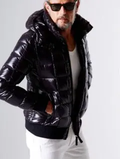 LEON誌　AKM×DUVETICA コラボダウンジャケット　定価13万円