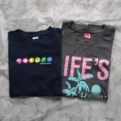 【未使用】ISLAND GIRL、ABC ストア ハワイ Tシャツ 2枚セットのサムネイル