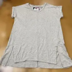 Cupid グレー 半袖 カットソー スリット入りのサムネイル