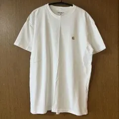 【定番】Carhartt カーハート ワンポイント ロゴ Tシャツ ホワイトのサムネイル