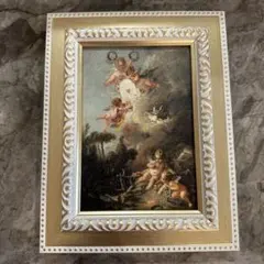 ルーヴル美術館展 アモルの標的 マット付き額絵 - メルカリ
