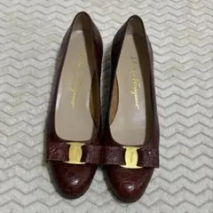 Ferragamoフェラガモ　パンプス　ブラウン　7 1/2 (24.5cm)