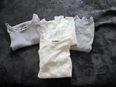 ギャルリブ編み長袖ニット 4枚セット