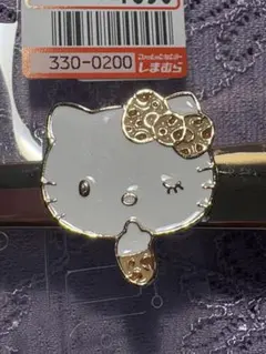 【お値下げ】新品ハローキティ ヘアクリップ】ヒョウ柄キティ しまむら　髪留め