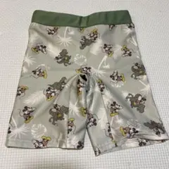 【BREEZE】水着 100cm ミッキーマウス 恐竜 グリーン