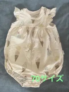 gelato pique アイスクリーム柄ロンパース 70cm