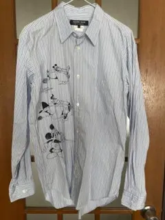 【希少】Comme des Garcons ミッキープリント長袖シャツ708 希少】Comme des Garcons ミッキープリント長袖シャツ708