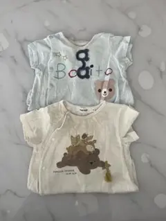 ロンパース2枚セット