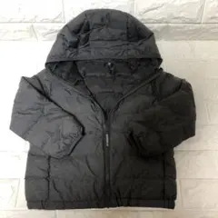 UNIQLO キッズ　ライトダウン 110 グレー　美品　ジャケット