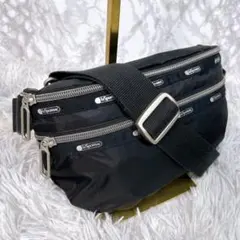 ☆極美品☆【レスポートサック】エッセンシャル ベルトバッグ ボディバッグ 黒