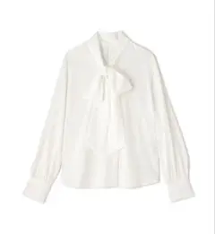 NATURAL BEAUTY BASIC リボン ボウタイ ブラウス シャツ M