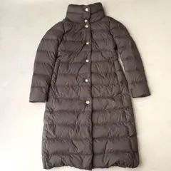 着丈103 HERNO ヘルノ ロングダウンコート グレージュ 42 M〜L相当