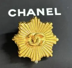 CHANEL シャネル ココマーク ヴィンテージ イヤリング 片耳用 ゴールド