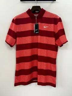 Nike DRI-FIT レッドストライプポロシャツ XL