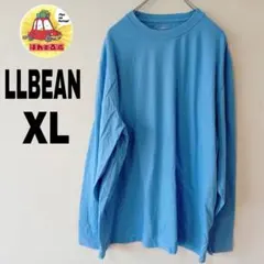 USA古着 LLBEAN ロンT　ロングTシャツ　XL ライトブルーのサムネイル
