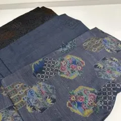 ム*マ様 大島紬 正絹 村山大島紬含む まとめ売り 着物 リメイク み-98