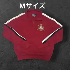 【Y2K】Polo by Ralph Lauren ハーフジップ 00s 赤 M