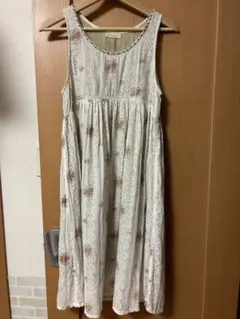 インド製　ノースリーブ　ワンピース