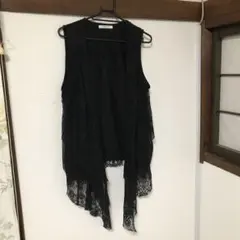 お値下げ❣️　AS KNOW AS PINKY レース　ボレロ　ノースリーブのサムネイル